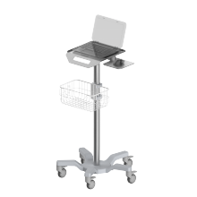 Hospital Medical Altura fixa Trolley Mobile portátil Ultrassom Scanner Medical Cart com rodas